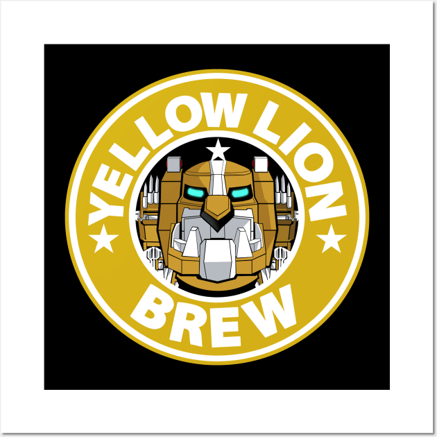 Yellow Lion Brew Wall Art by Lmann17